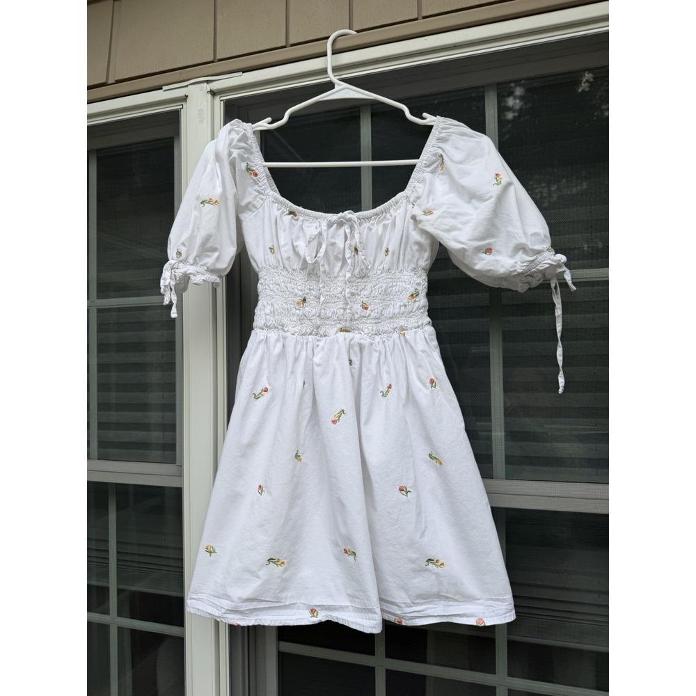 Charlie Holiday White Mini Dress Size 6 US